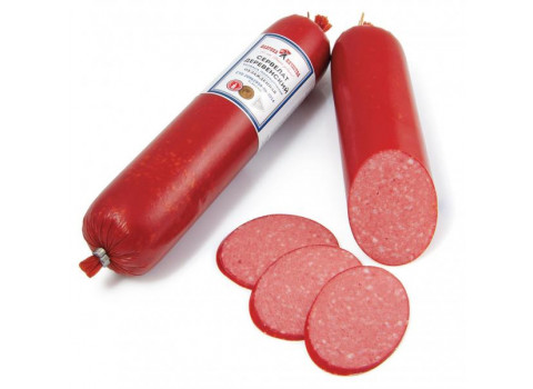 Колбаса полукопченая «Фабрика Качества» Сервелат Деревенский (0,3 - 0,7 кг), 1 упаковка ~0,5 кг